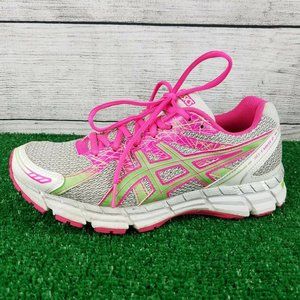 asics lime green running shoes